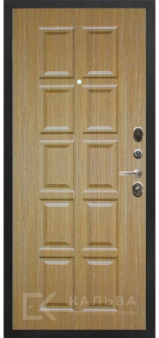 Фото №2 «Входная дверь венге с аркой и внутренней накладкой дуб №508»